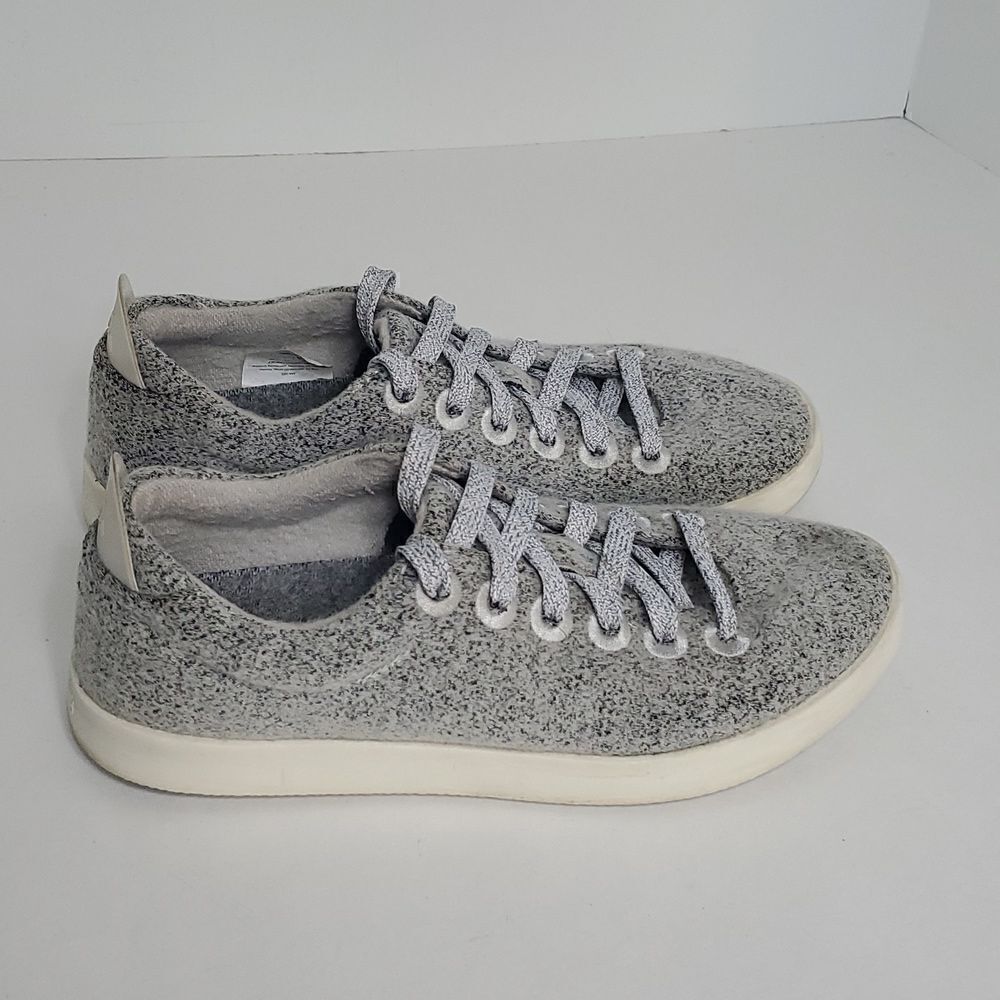 Allbirds Women's Wool Pipers Sneakers Shoes Dapple Grey White Sole Size 7